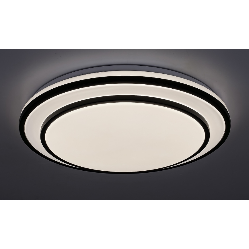 Rabalux - Dimbare LED Plafond Lamp LED/40W/230V 3000-6500K zwart + afstandsbediening