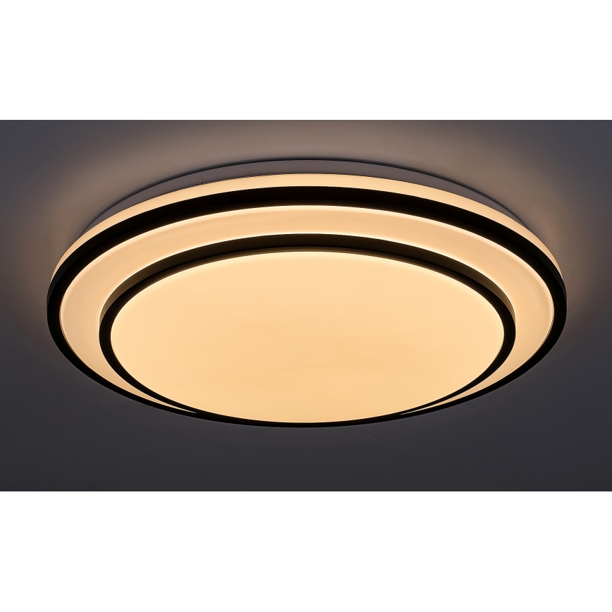 Rabalux - Dimbare LED Plafond Lamp LED/40W/230V 3000-6500K zwart + afstandsbediening