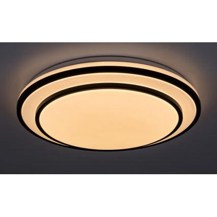 Rabalux - Dimbare LED Plafond Lamp LED/40W/230V 3000-6500K zwart + afstandsbediening