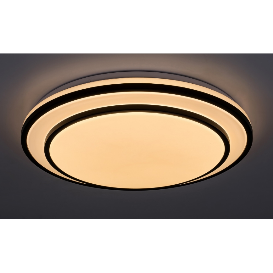 Rabalux - Dimbare LED Plafond Lamp LED/40W/230V 3000-6500K zwart + afstandsbediening