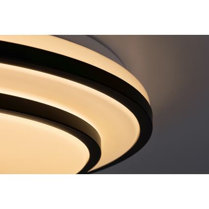 Rabalux - Dimbare LED Plafond Lamp LED/40W/230V 3000-6500K zwart + afstandsbediening
