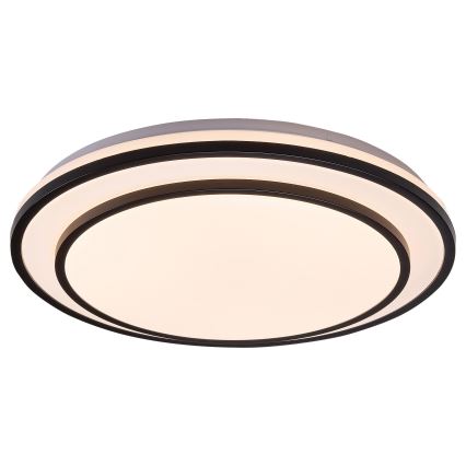 Rabalux - Dimbare LED-plafondlamp LED/40W/230V 3000-6500K zwart Ø 49 cm + afstandsbediening