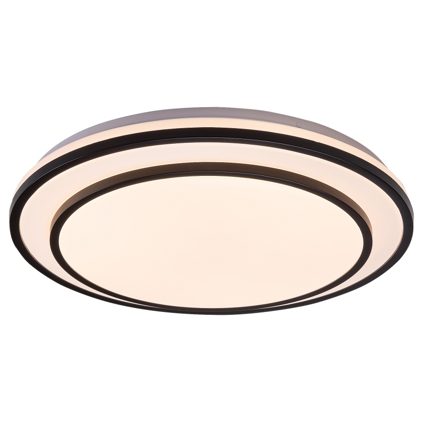 Rabalux - Plafonnier LED à intensité variable LED/40W/230V 3000-6500K noir + télécommande