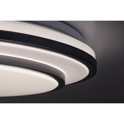 Rabalux - Dimbare LED Plafond Lamp LED/40W/230V 3000-6500K zilver + afstandsbediening