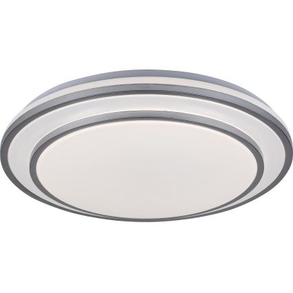 Rabalux - Dimbare LED Plafond Lamp LED/40W/230V 3000-6500K zilver + afstandsbediening