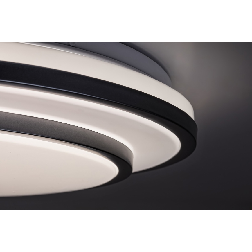 Rabalux - Plafonnier LED à intensité variable LED/40W/230V 3000-6500K argenté + télécommande