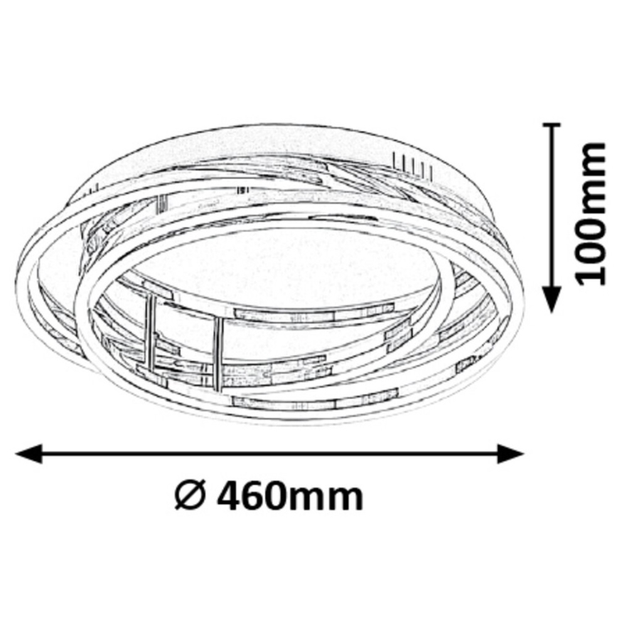 Rabalux - Plafonnier LED à intensité variable LED/40W/230V diam. 46cm