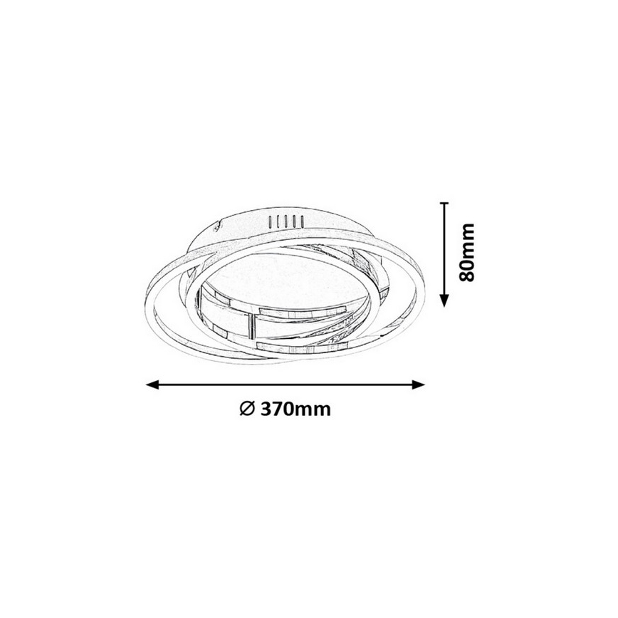 Rabalux - Plafonnier LED/30W/230V diam. 37cm