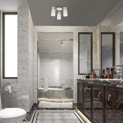 Rabalux - Plafonnier pour salle de bains 3xE14/40W/230V IP44 Ø 33,5 cm