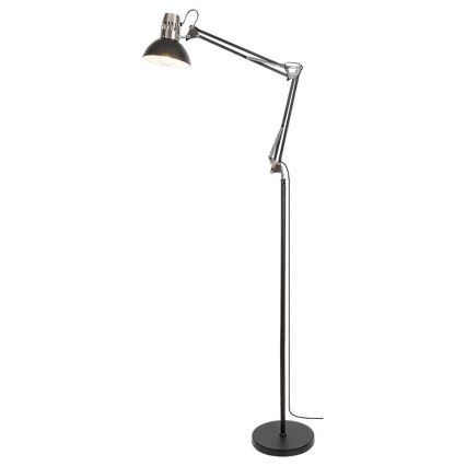 Rabalux - Lampadaire 1xE27/40W/230V noir/chrome brillant