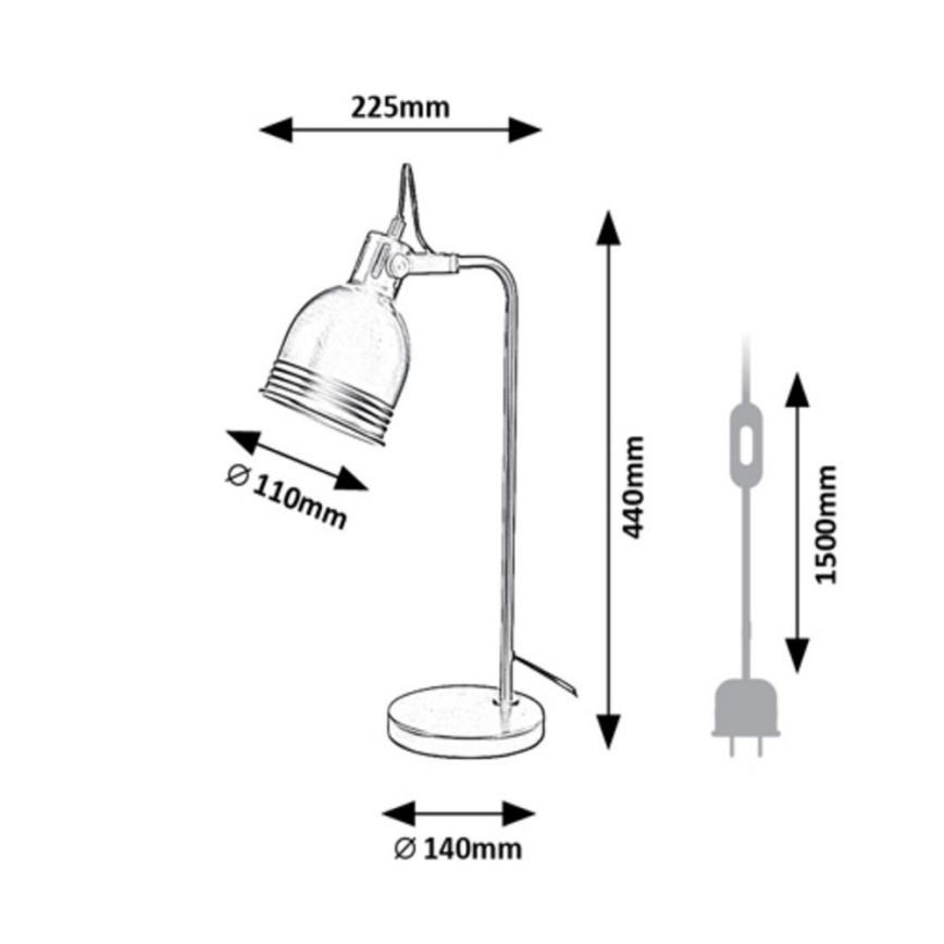 Rabalux - Tafellamp 1xE14/25W/230V beige
