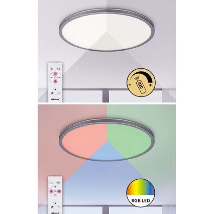 Rabalux - Dimbare LED RGB plafondlamp LED/22W/230V Wi-Fi + afstandsbediening