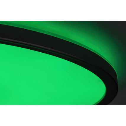 Rabalux - Plafonnier LED RGB dimmable, 22 W, 230 V, Wi‑Fi Tuya + télécommande, Ø 41,5 cm
