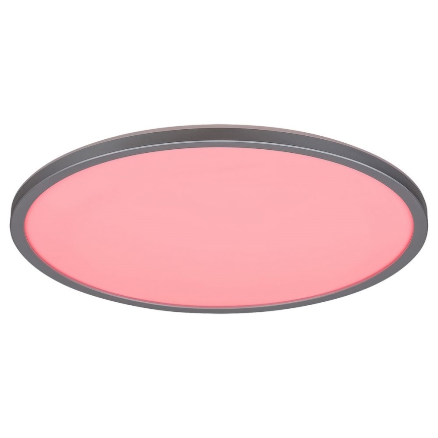Rabalux - Plafonnier LED RGB dimmable, 22 W, 230 V, Wi‑Fi Tuya + télécommande, Ø 41,5 cm