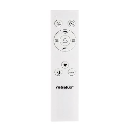 Rabalux - Plafonnier à intensité variable RGB LED/22W/230V Wi-Fi Tuya + Télécommande