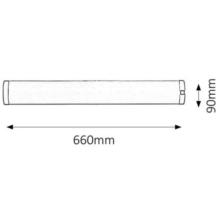 Rabalux - LED Keukenkast lamp 1xG13/18W/230V 66 cm