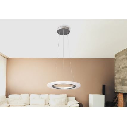 Rabalux 2428 - Lustre LED ADRIENNE LED/20W/230V argent