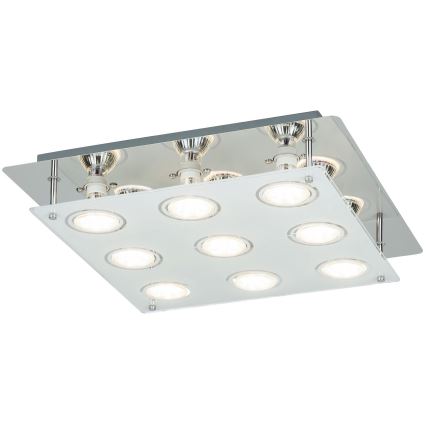 Rabalux - LED plafondlamp NAOMI 9xGU10/5W 38x38 cm