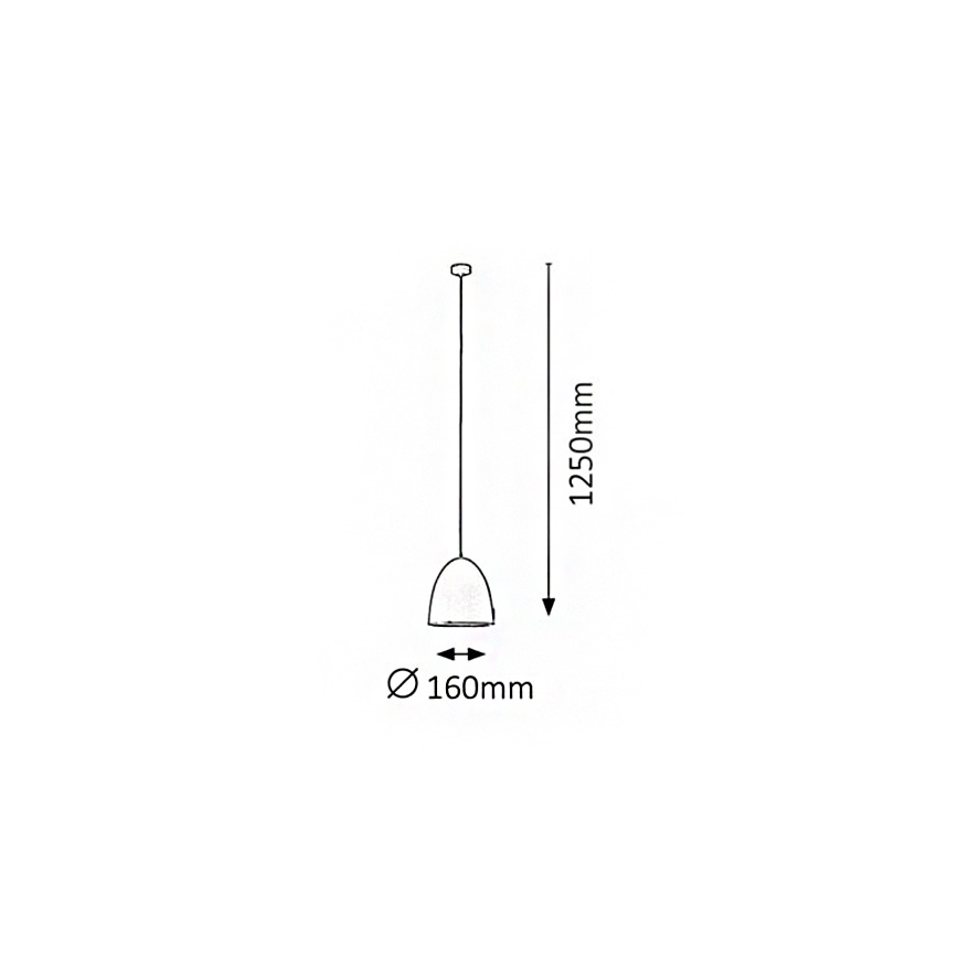 Rabalux - Hanglamp OLIVIA 1xE27/60W/230V
