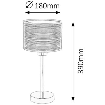 Rabalux - Lampe de table E27/60W