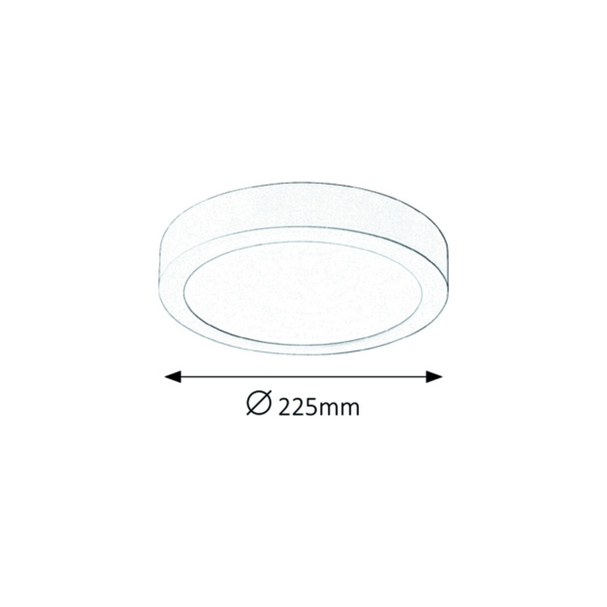 Rabalux - LED plafondverlichting LED/18W/230V