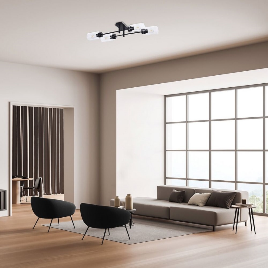 Rabalux - Opbouwkroonluchter 4xE27/40W/230V 21,5x82 cm