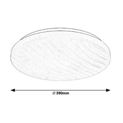 Rabalux - LED Plafondlamp dimbaar LED/24W/230V