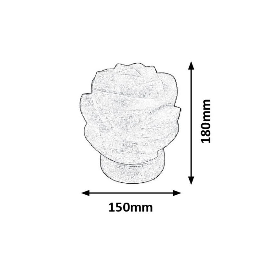 Rabalux - Salt lamp 1xE14/15W/230V acacia 3,5 kg