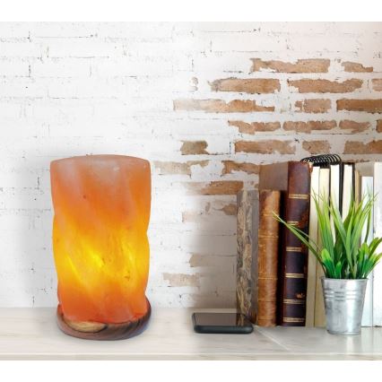 Rabalux - Salt lamp 1xE14/15W/230V acacia 3,6 kg