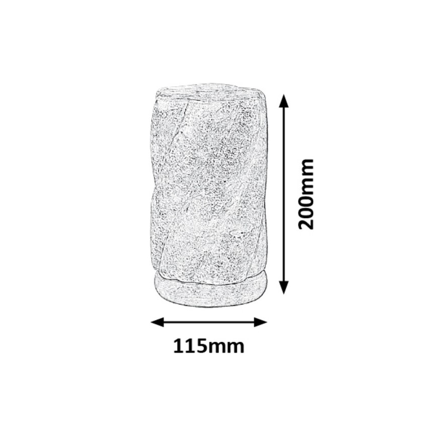 Rabalux - Salt lamp 1xE14/15W/230V acacia 3,6 kg