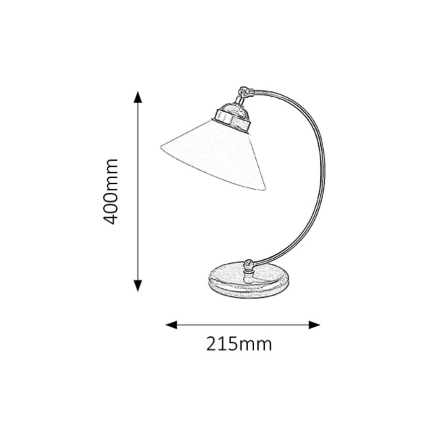 Rabalux - Lampe de table 1xE27/60W/230V