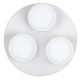 Rabalux - Plafonnier LED 3xLED/6W/230V blanc