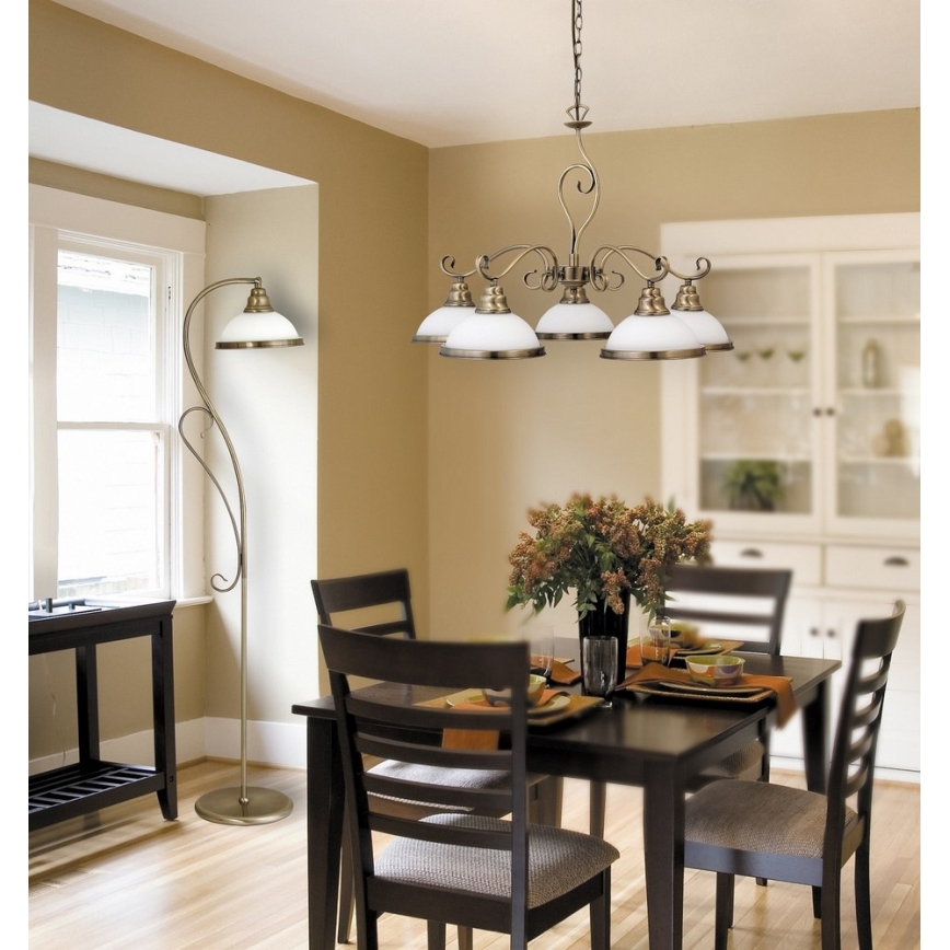 Rabalux 2755 - Hanglamp ELISETT 5xE27/60W/230V