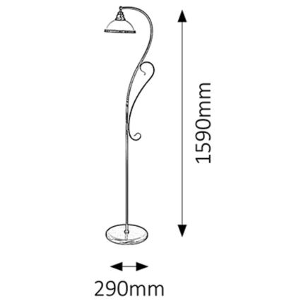 Rabalux - Lampadaire 1xE27/60W/230V