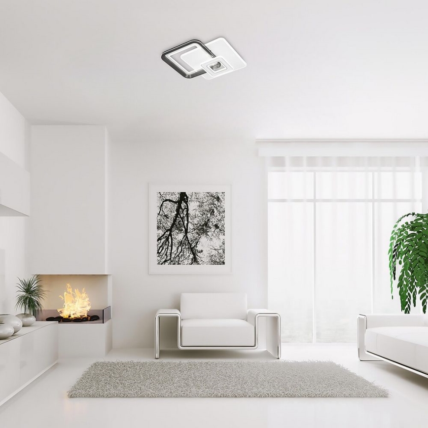 Rabalux - LED-dimbare opbouwplafondlamp LED/48W/230V 3000K/4000K/6000K + met afstandsbediening 49,5x49,5 cm