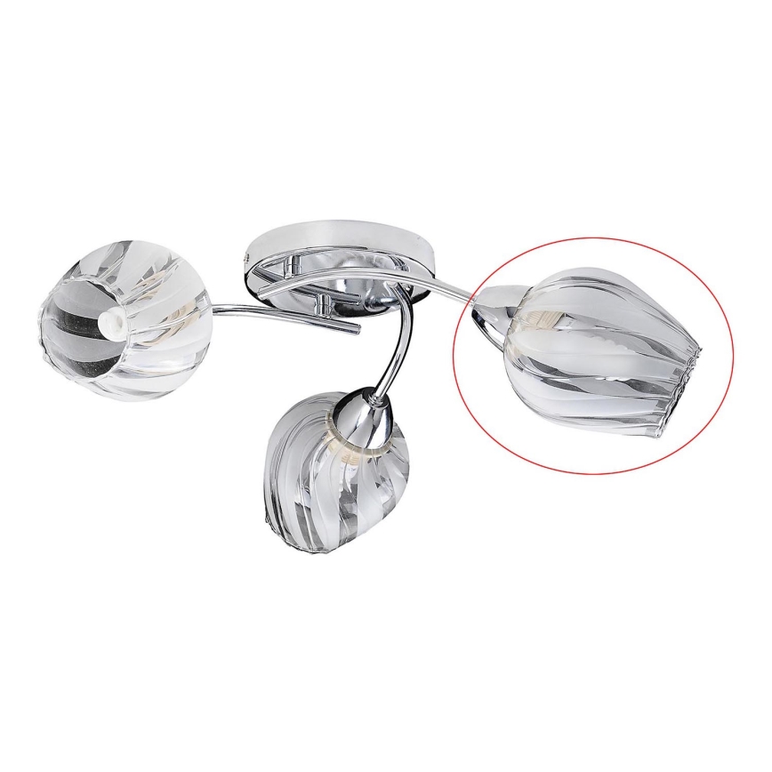 Rabalux 2969 - Verre de rechange pour luminaire DANILA E27