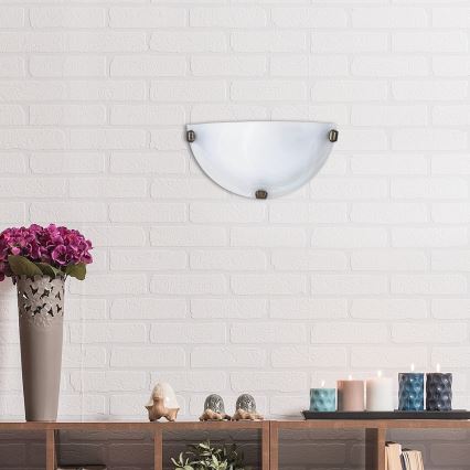 Rabalux - Applique murale 1xE27/60W/230V en verre d'albâtre