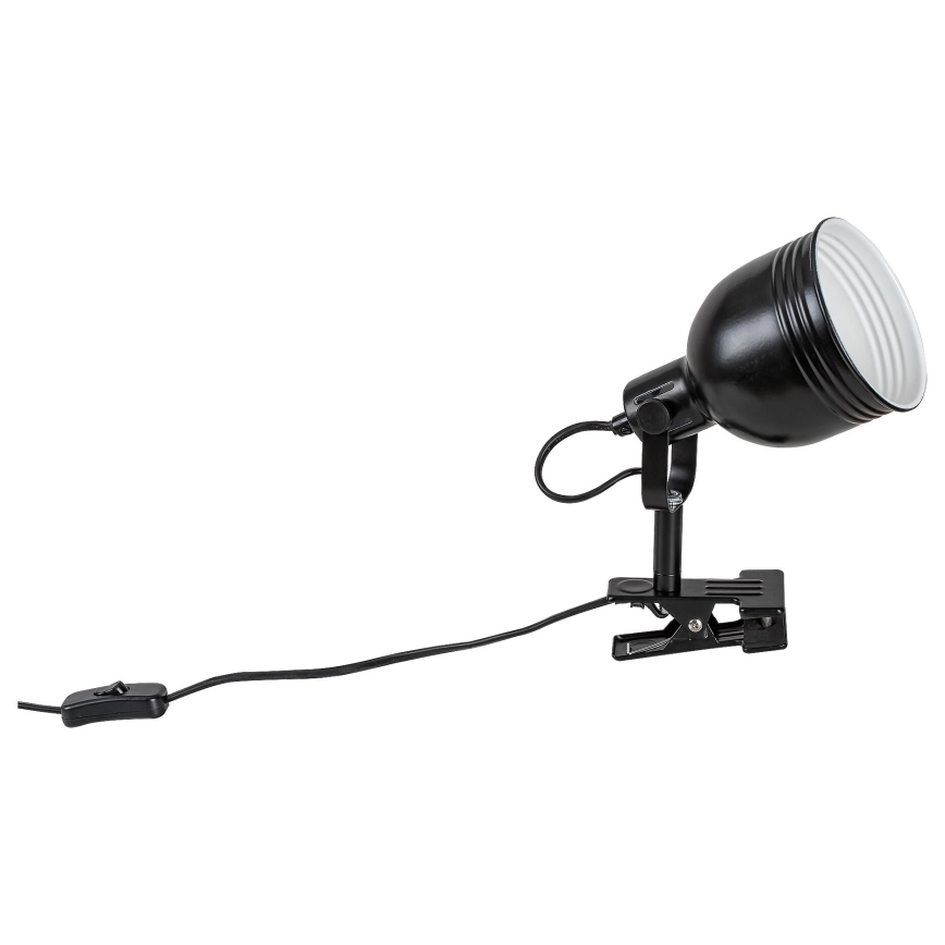 Rabalux - Lamp met een klem 1xE14/25W/230V zwart