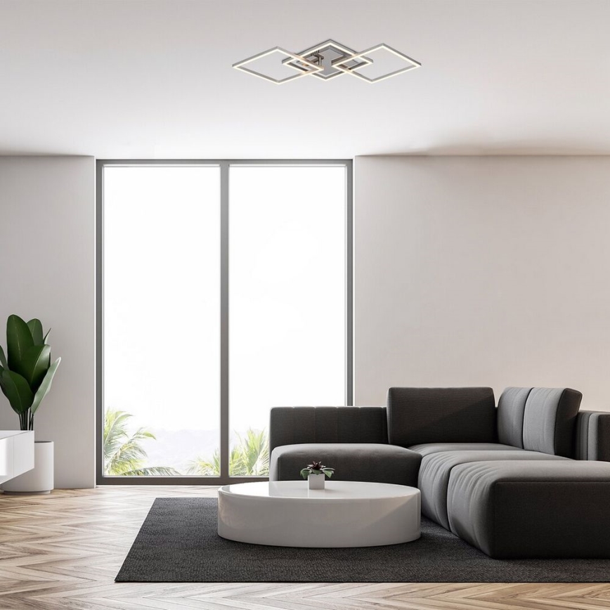 Rabalux - Lustre monté en surface LED LED/43W/230V chrome brillant