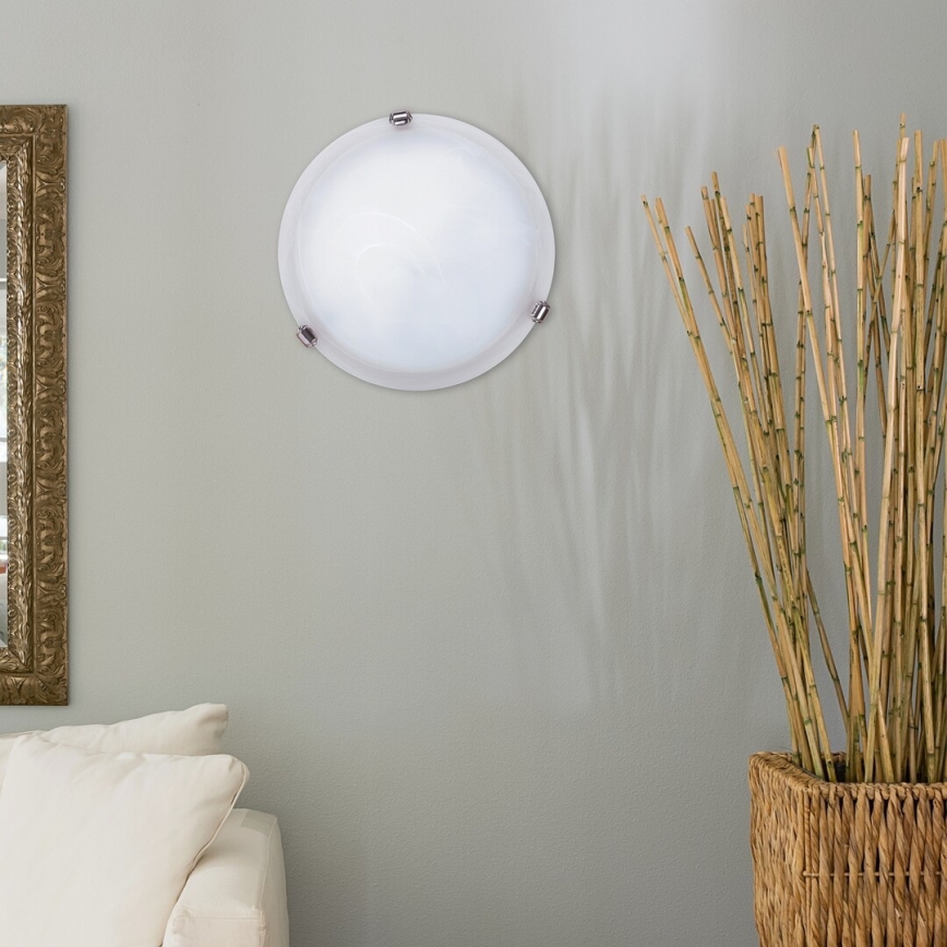 Rabalux - Plafondlamp 1xE27/60W/230V alabasterglas