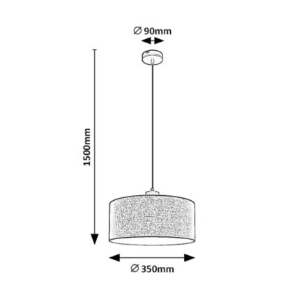 Rabalux - Suspension filaire 1xE27/40W/230V