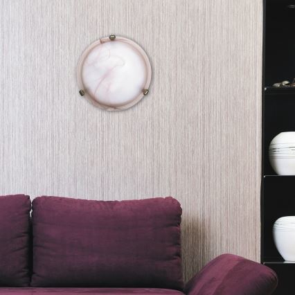 Rabalux - Plafonnière 1xE27/60W/230V, albasten glas