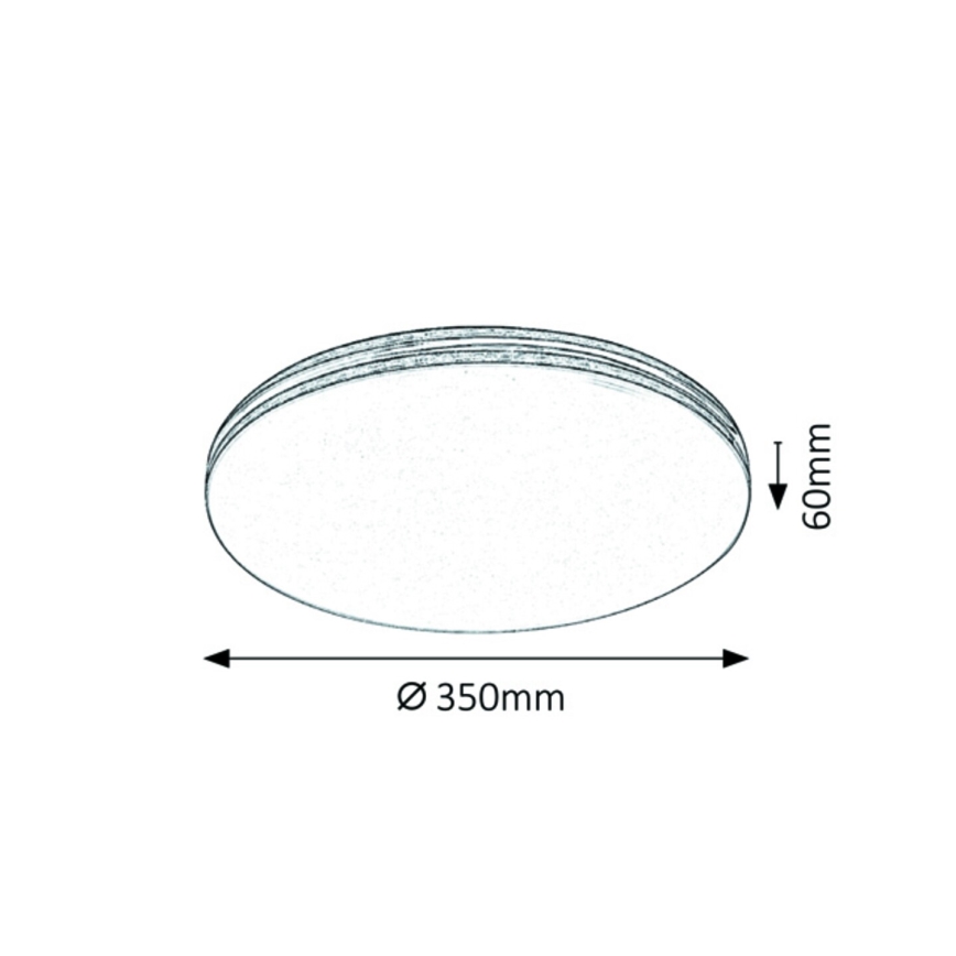 Rabalux 3347 - LED Plafondverlichting OSCAR LED / 18W / 230V