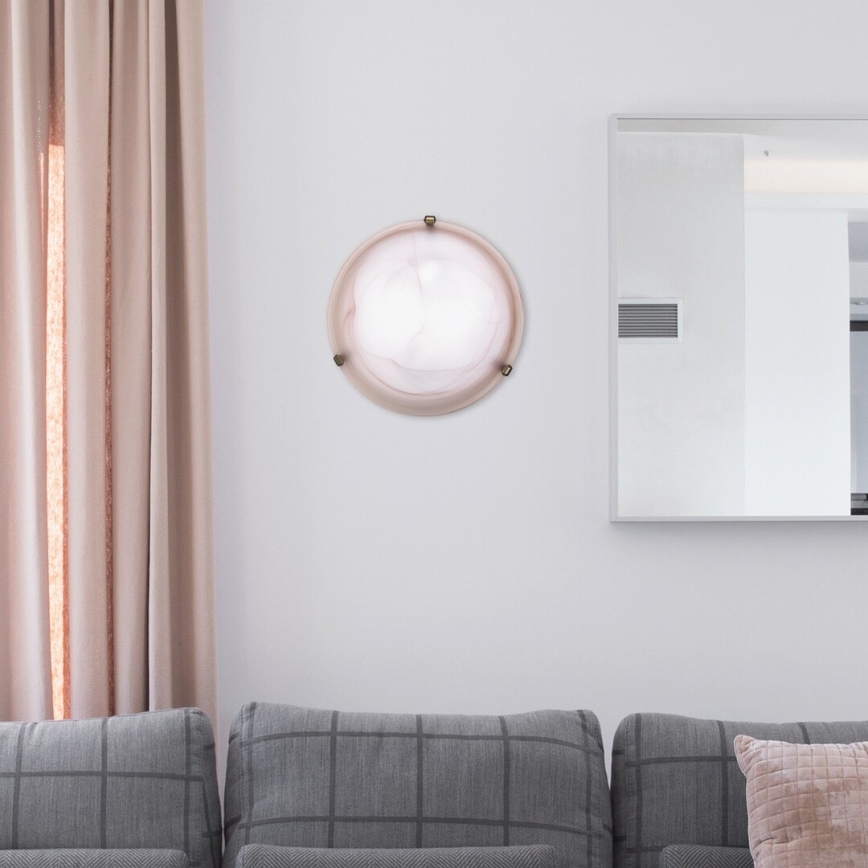 Rabalux - Plafondlamp 2xE27/60W/230V albastglas