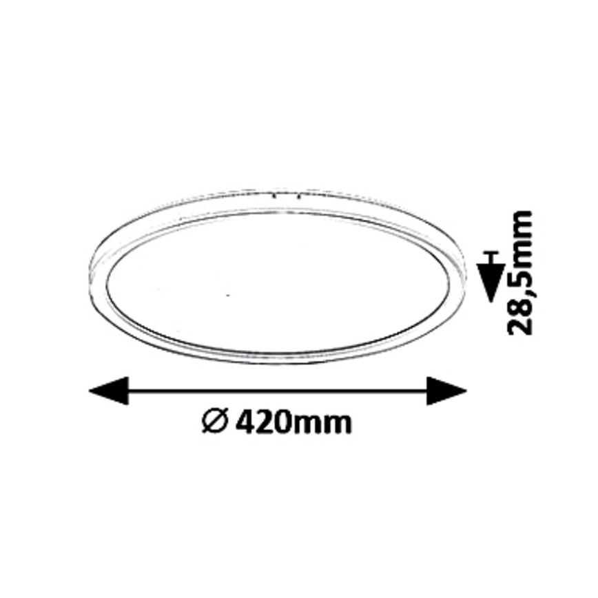 Rabalux - LED dimbare plafondlamp LED/22W/230V Ø 42 cm