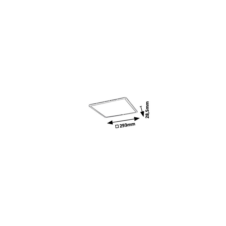 Rabalux 3429 - LED Plafondlamp PAVEL LED/18W/230V
