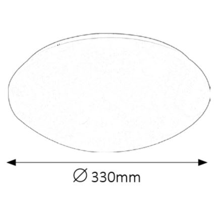 Rabalux - LED Plafondverlichting LED/18W/230V