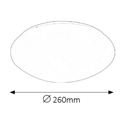 Rabalux - LED Badkamer plafondverlichting LED/12W/230V IP44