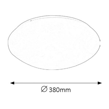 Rabalux - LED Badkamer plafondverlichting LED/24W/230V IP44