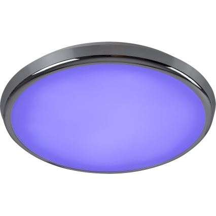 Rabalux - LED RGB Plafonnier de salle de bain LED/18W/230V d. 30 cm 3000-6500K IP44 + télécommande